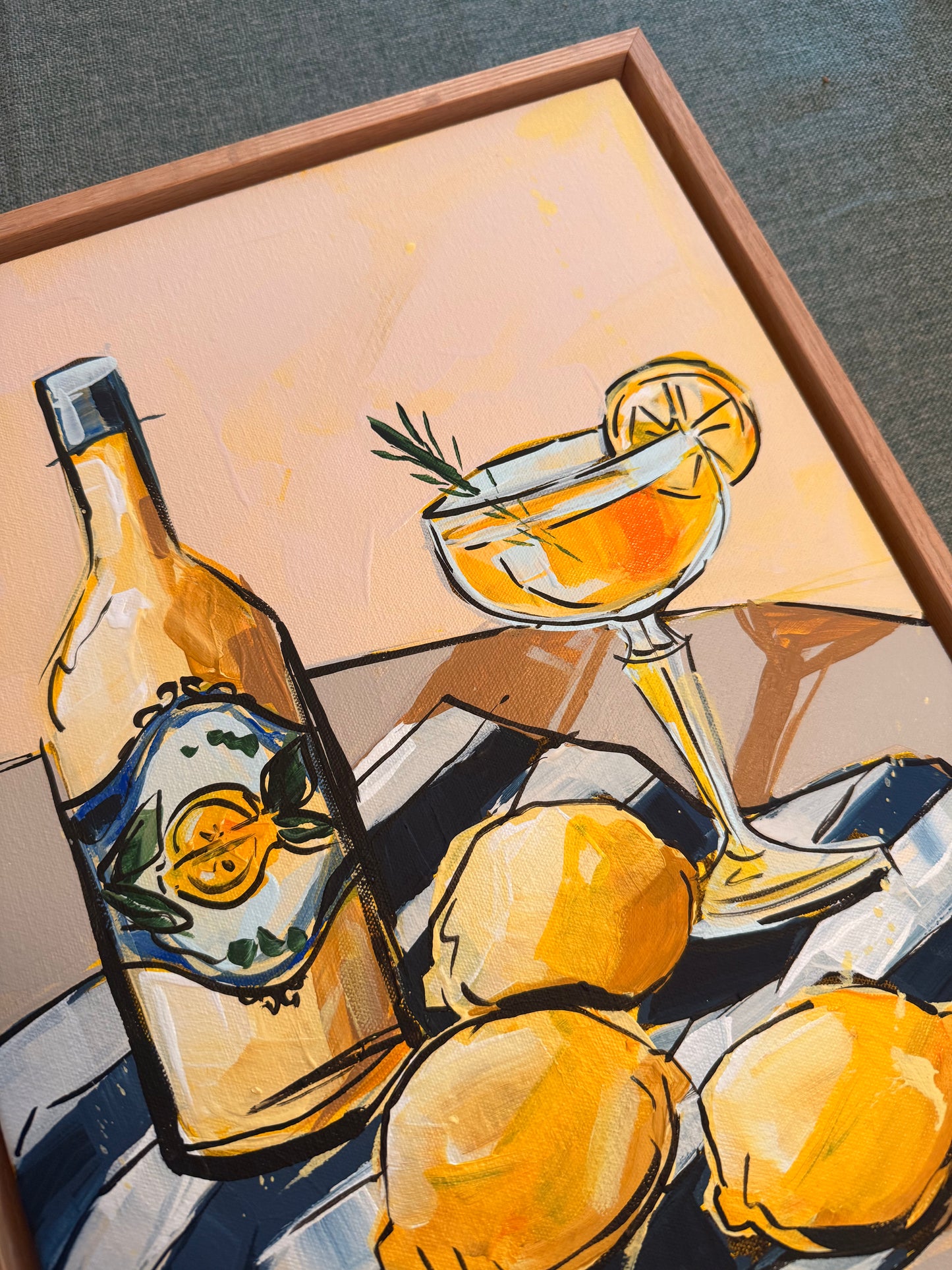 Limoncello Dreams | Lemon Original Artwork