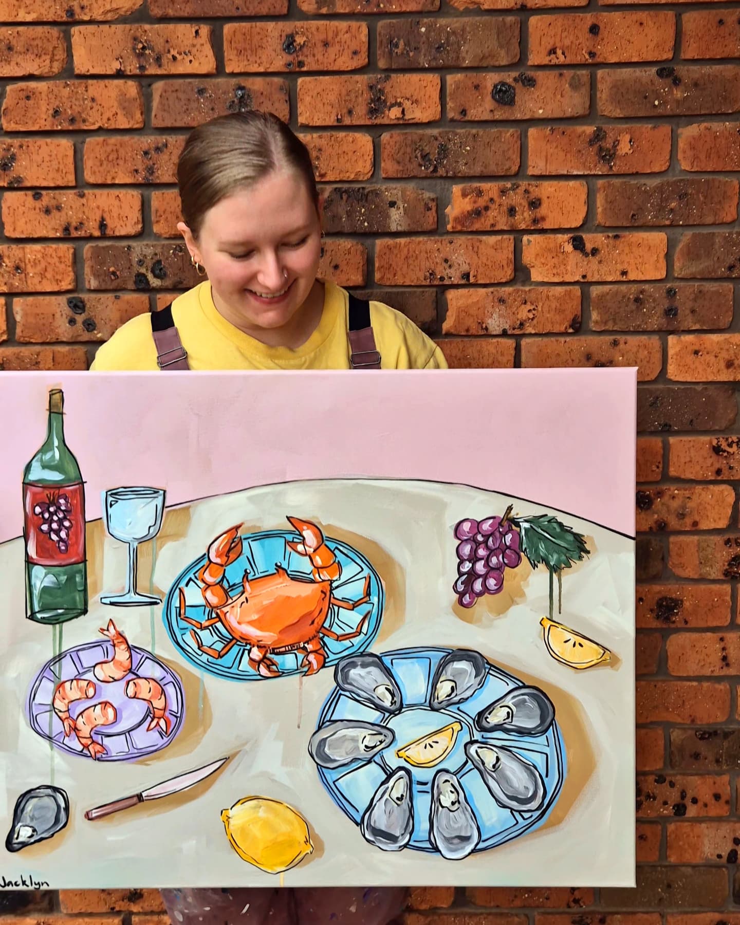 Seafood For Dinner | Original Artwork
