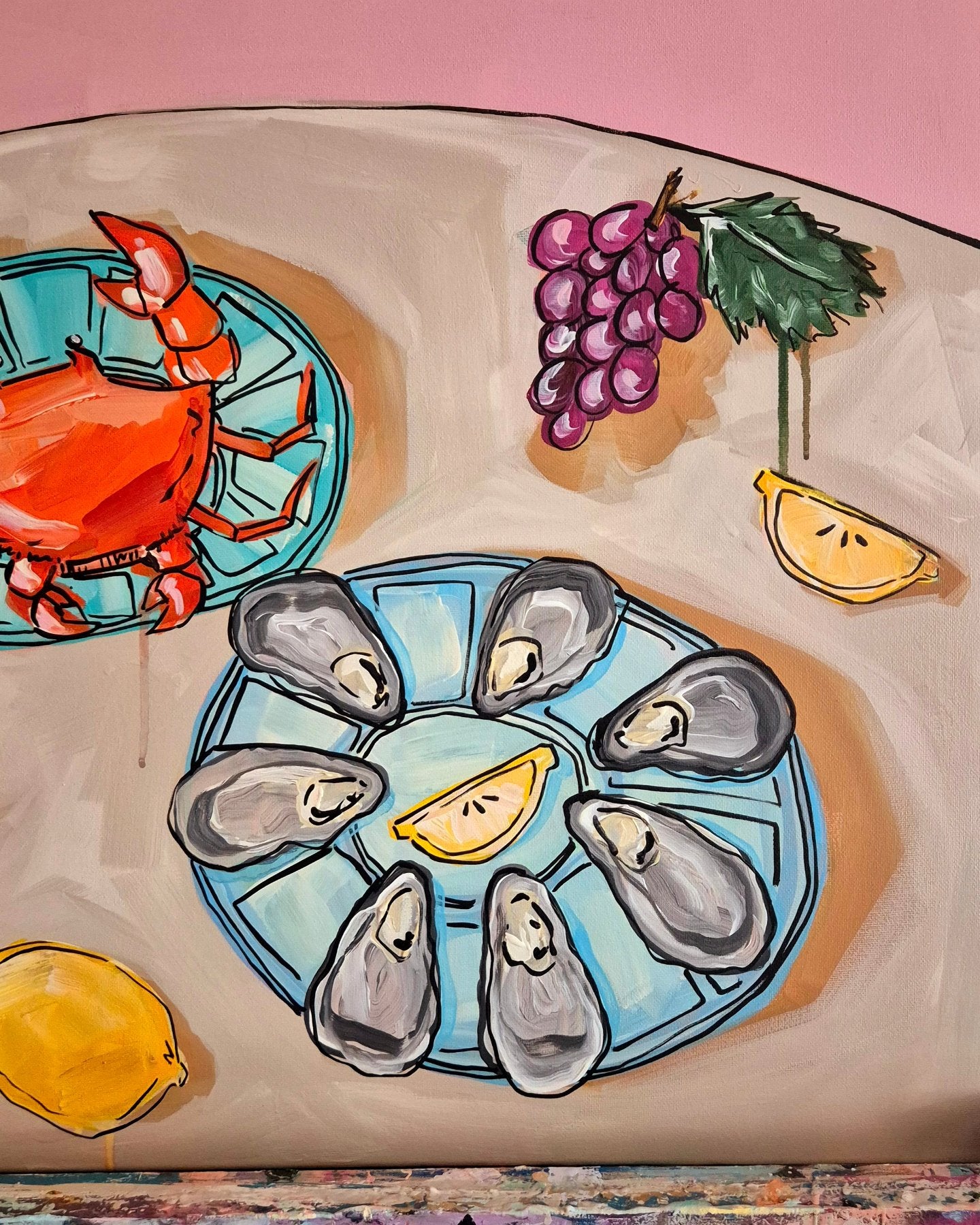 Seafood For Dinner | Original Artwork