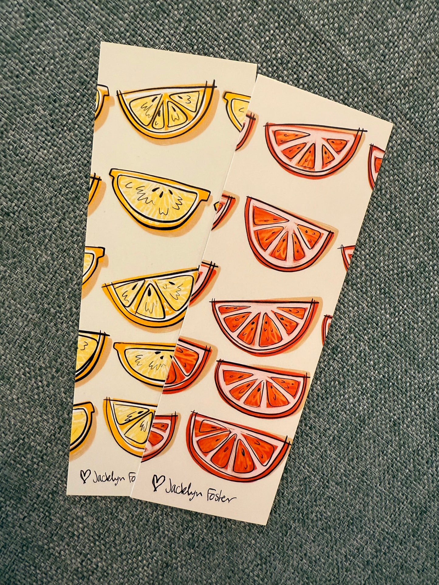 Bookmarks (Lemons & Oranges)