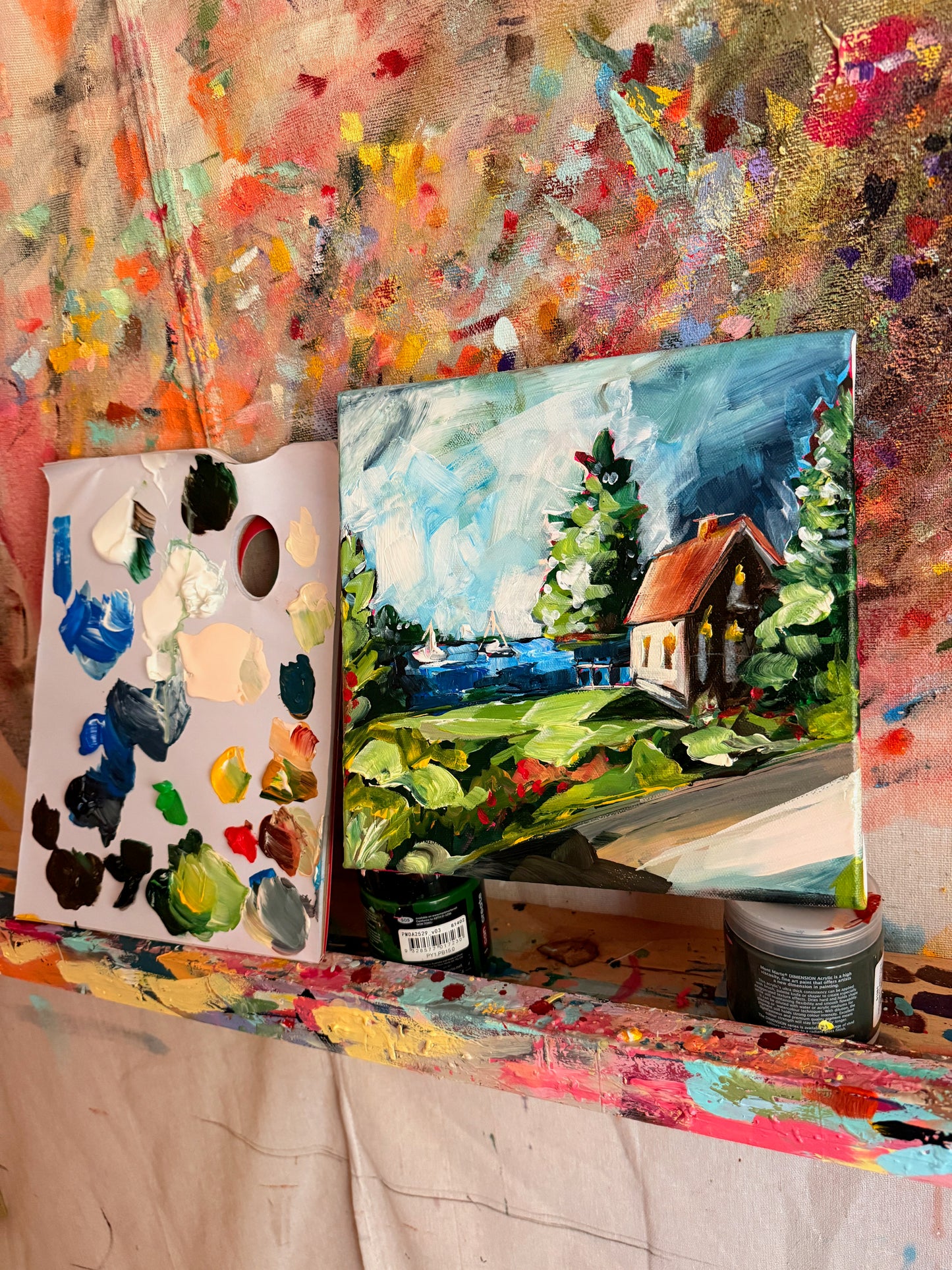 Cottage Landscape | Original Artwork