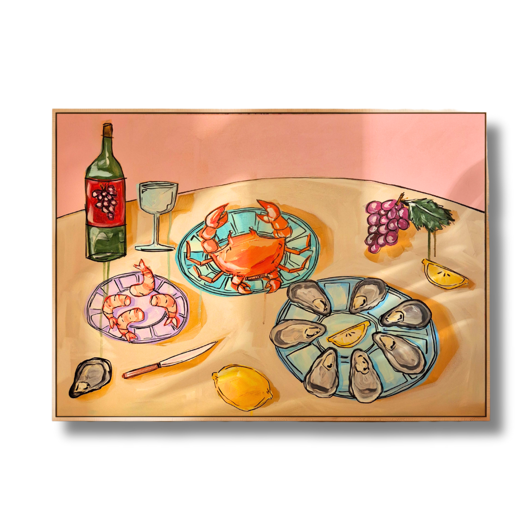 Seafood For Dinner | Original Artwork