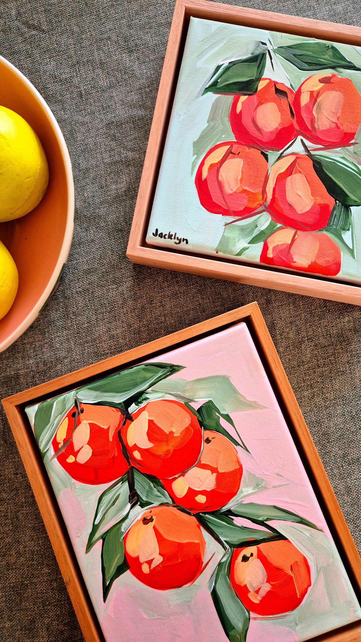 Orange Branch | Mini Original Artwork