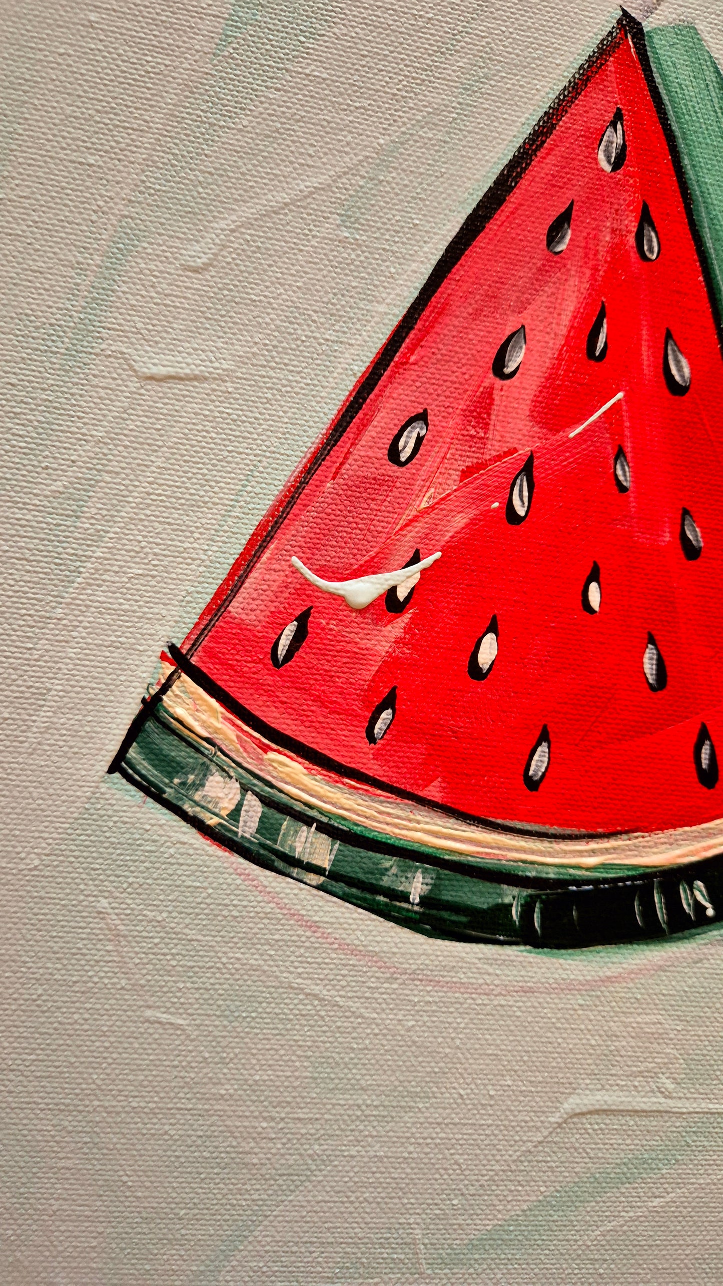 Watermelon Slice of Summer | Original Artwork