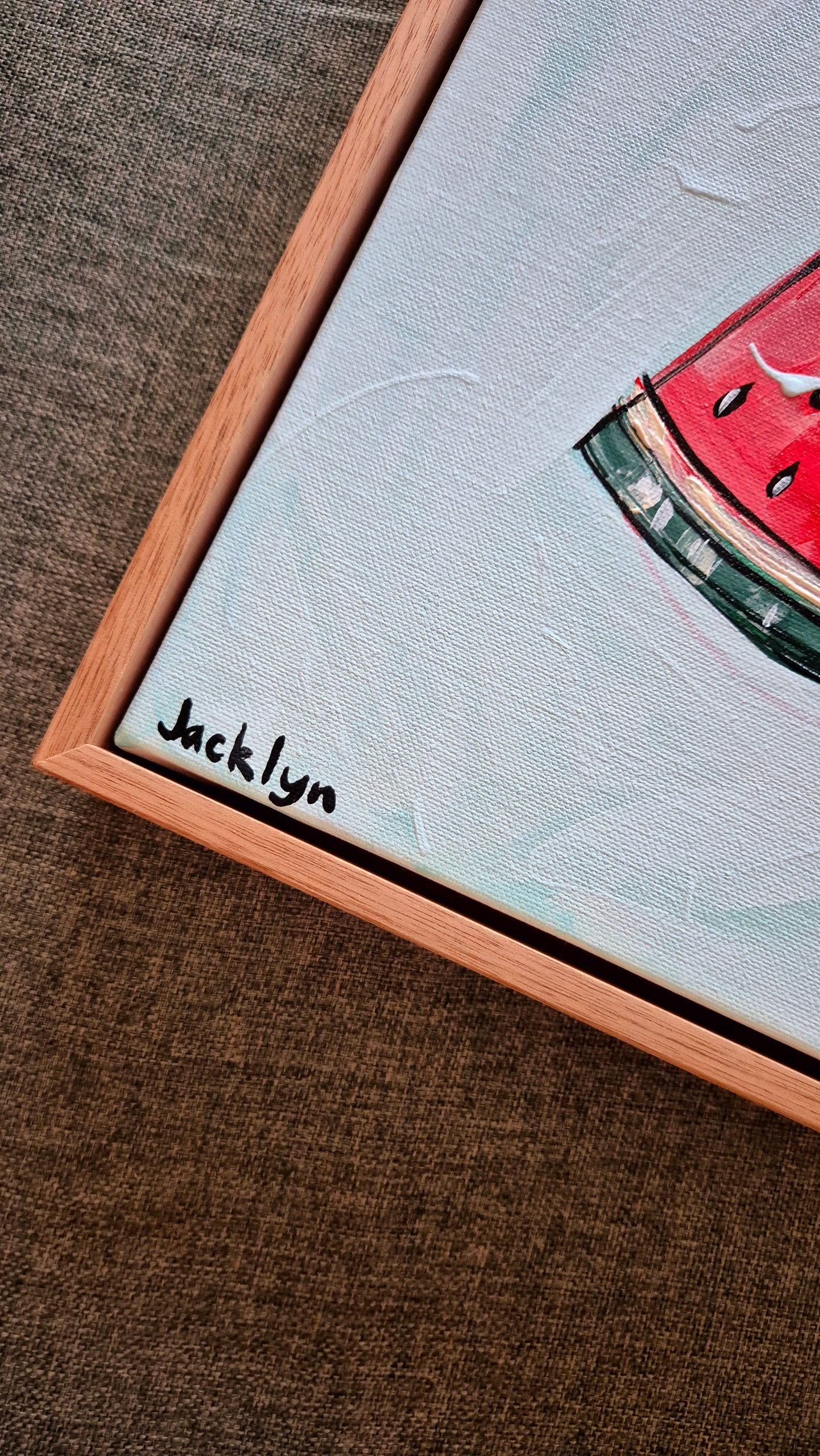 Watermelon Slice of Summer | Original Artwork