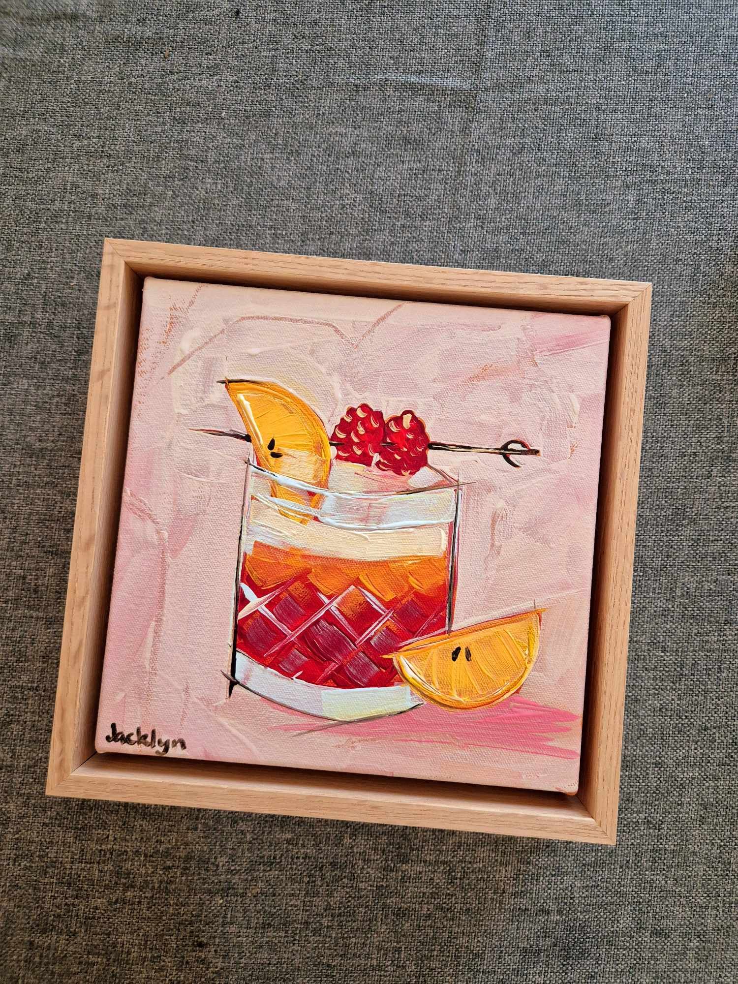 Citrus Cocktail | Mini Original Artwork