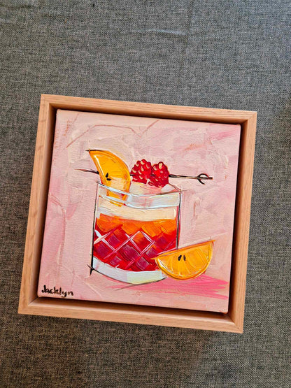 Citrus Cocktail | Mini Original Artwork
