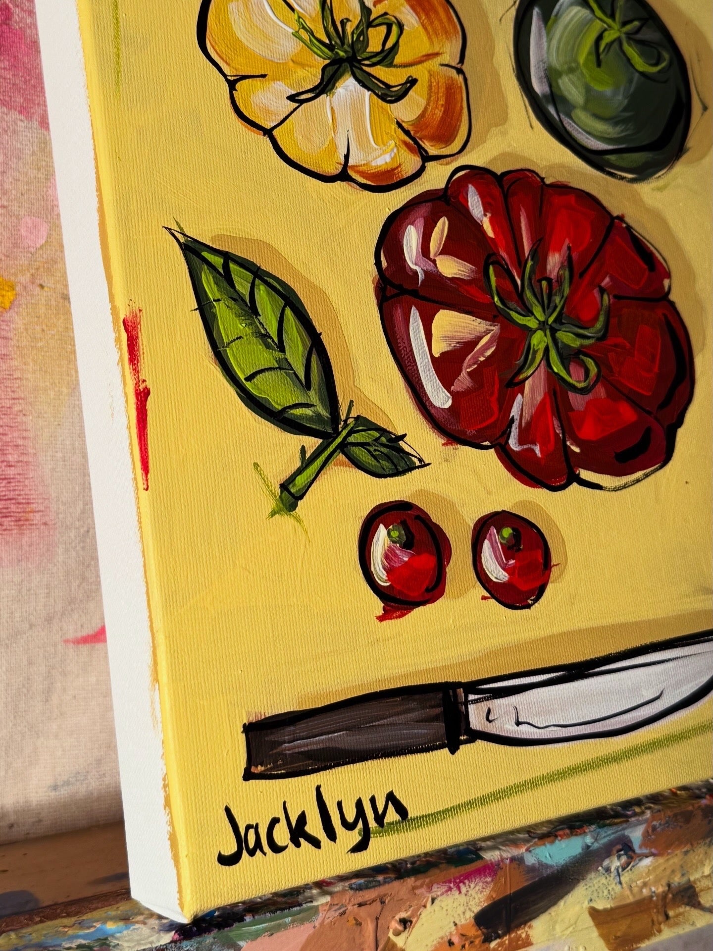 Tomatoes & Basil | Original Artwork