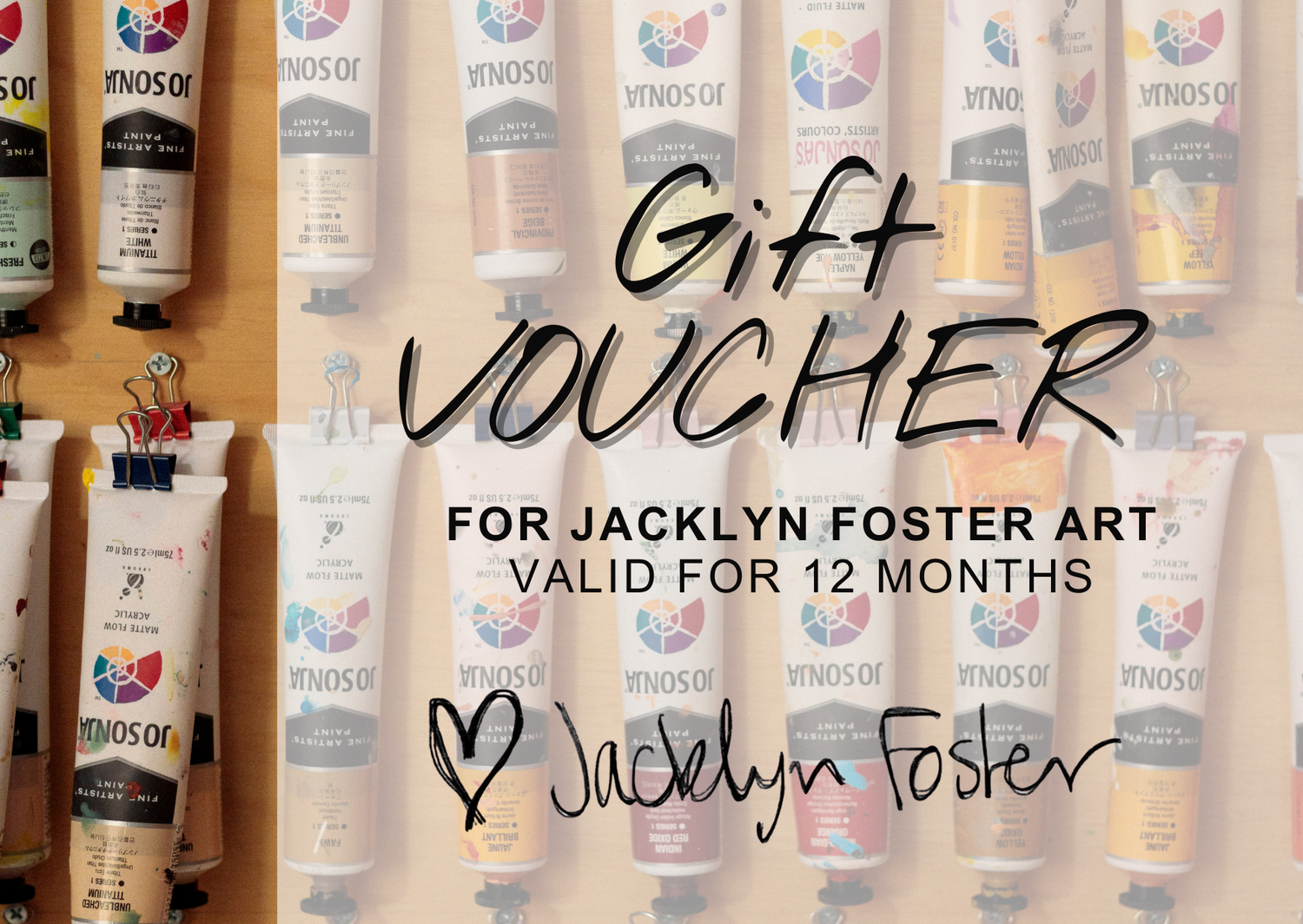 Jacklyn Foster Art Gift Voucher