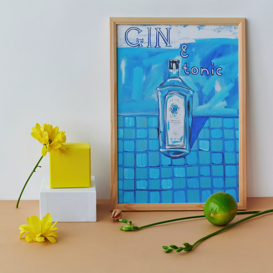 A4 Print - Gin and Tonic (Original)