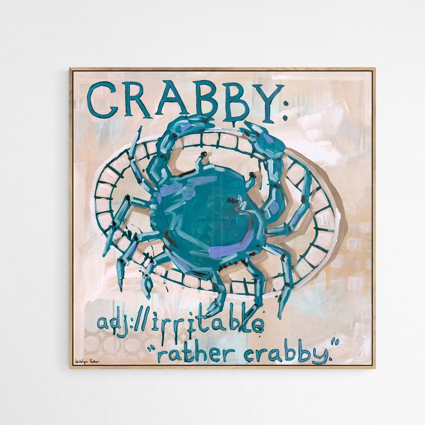 Pastel Print - Crabby