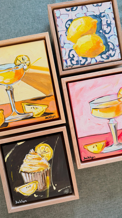 Yellow Sunshine Cocktail | Lemon Original Artwork