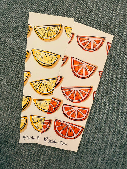 Bookmarks (Lemons & Oranges)