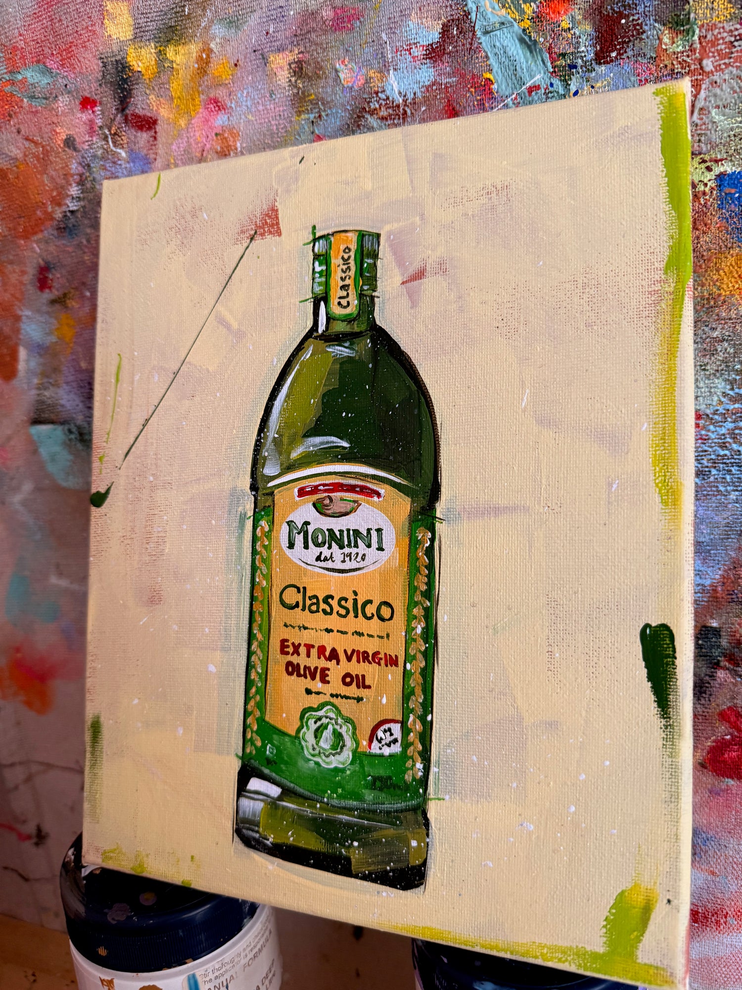 Olive Oil | Mini Original Artwork