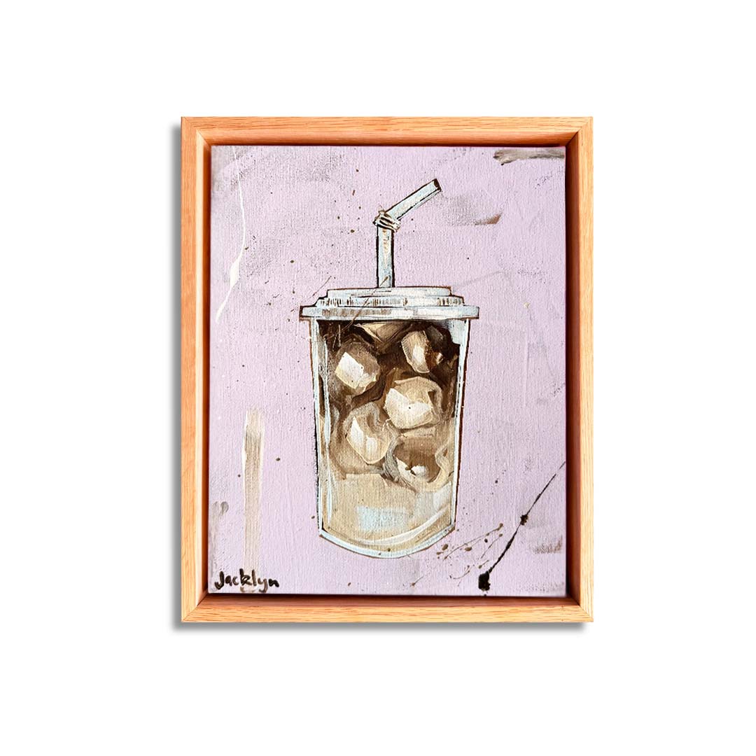 Iced Latte | Mini Original Artwork
