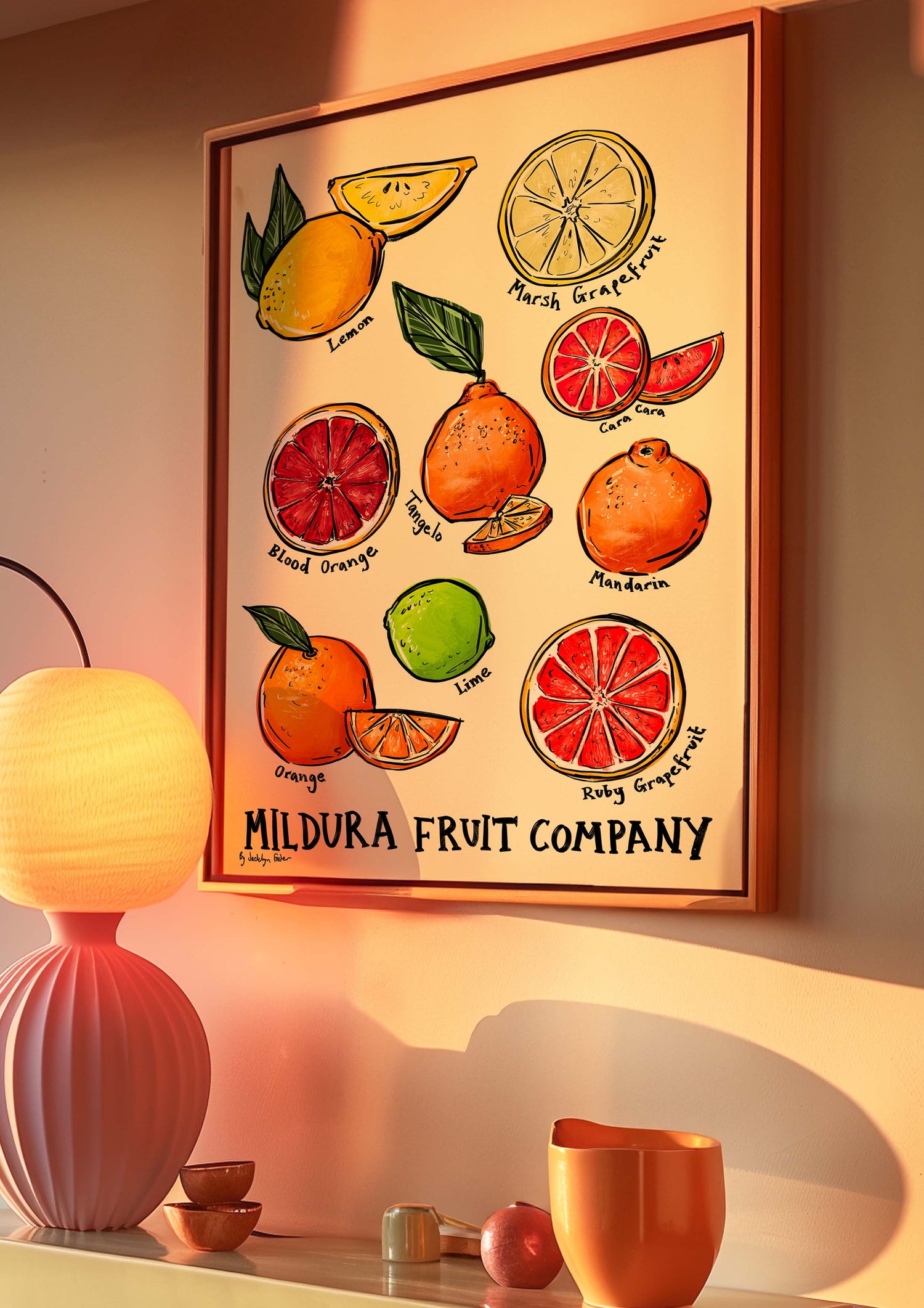 Mildura Fruit Company Citrus | Kitchen Poster Club