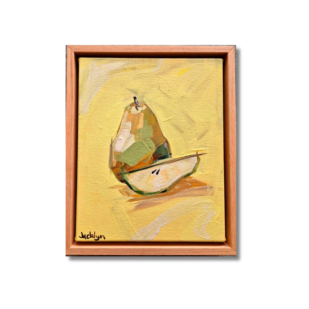 Pear (Yellow) | Mini Original Artwork