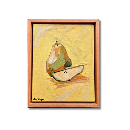 Pear (Yellow) | Mini Original Artwork