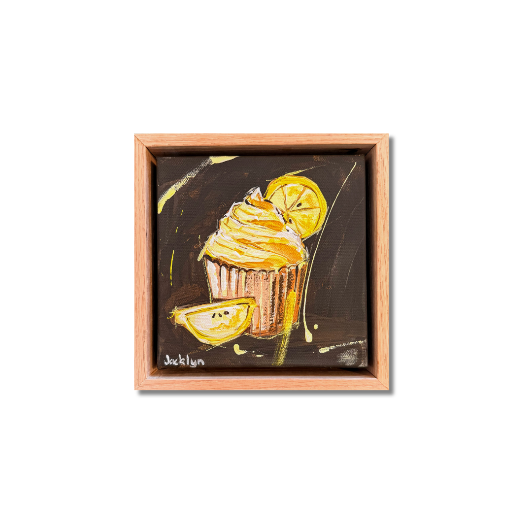 Lemon Meringue Cupcake | Lemon Original Artwork