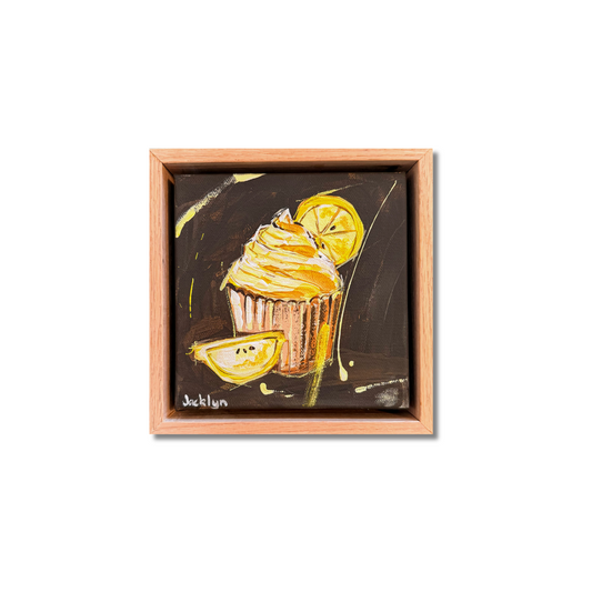 Lemon Meringue Cupcake | Lemon Original Artwork