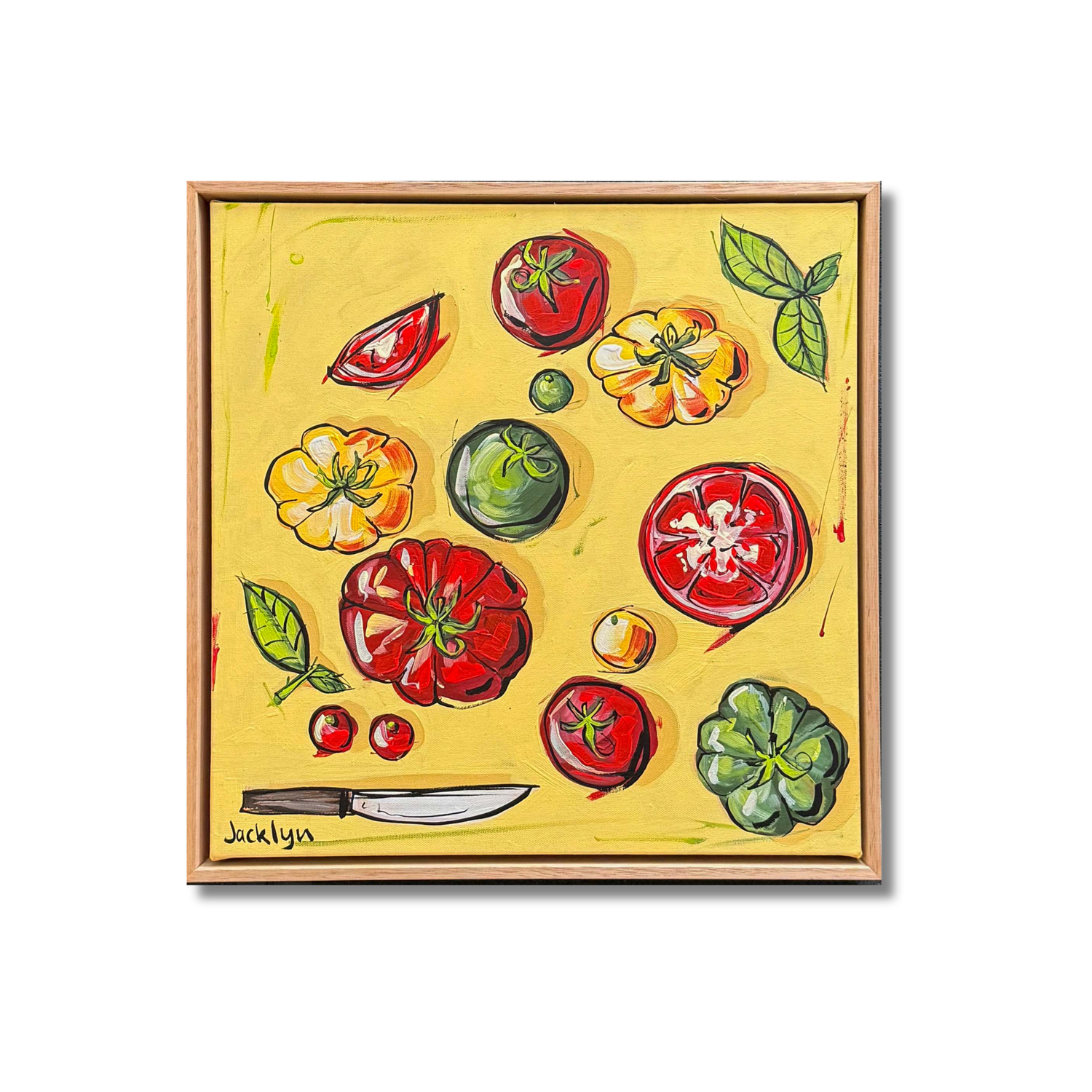 Tomatoes & Basil | Original Artwork