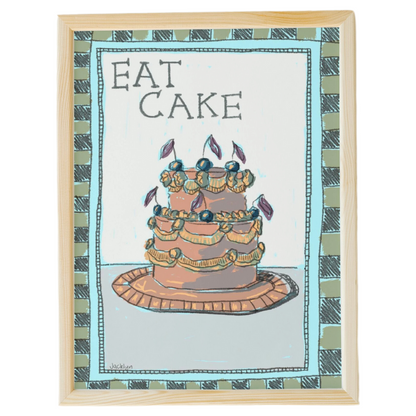 Eat Cake - Poster Print