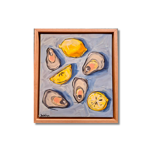 Oysters with Lemons | Original Artwork