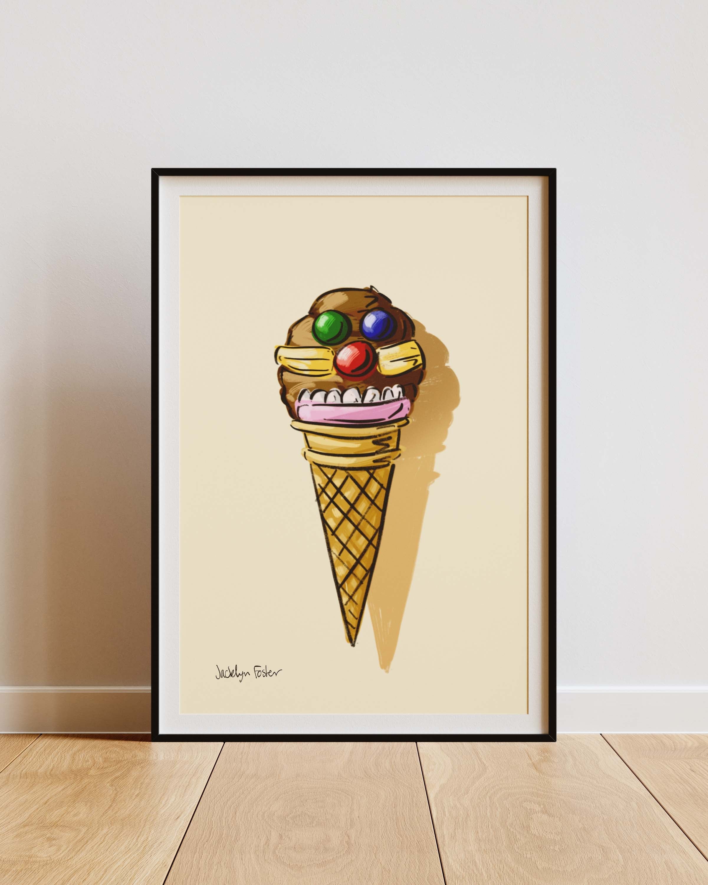 Ice Cream & Icy Poles – Jacklyn Foster Art