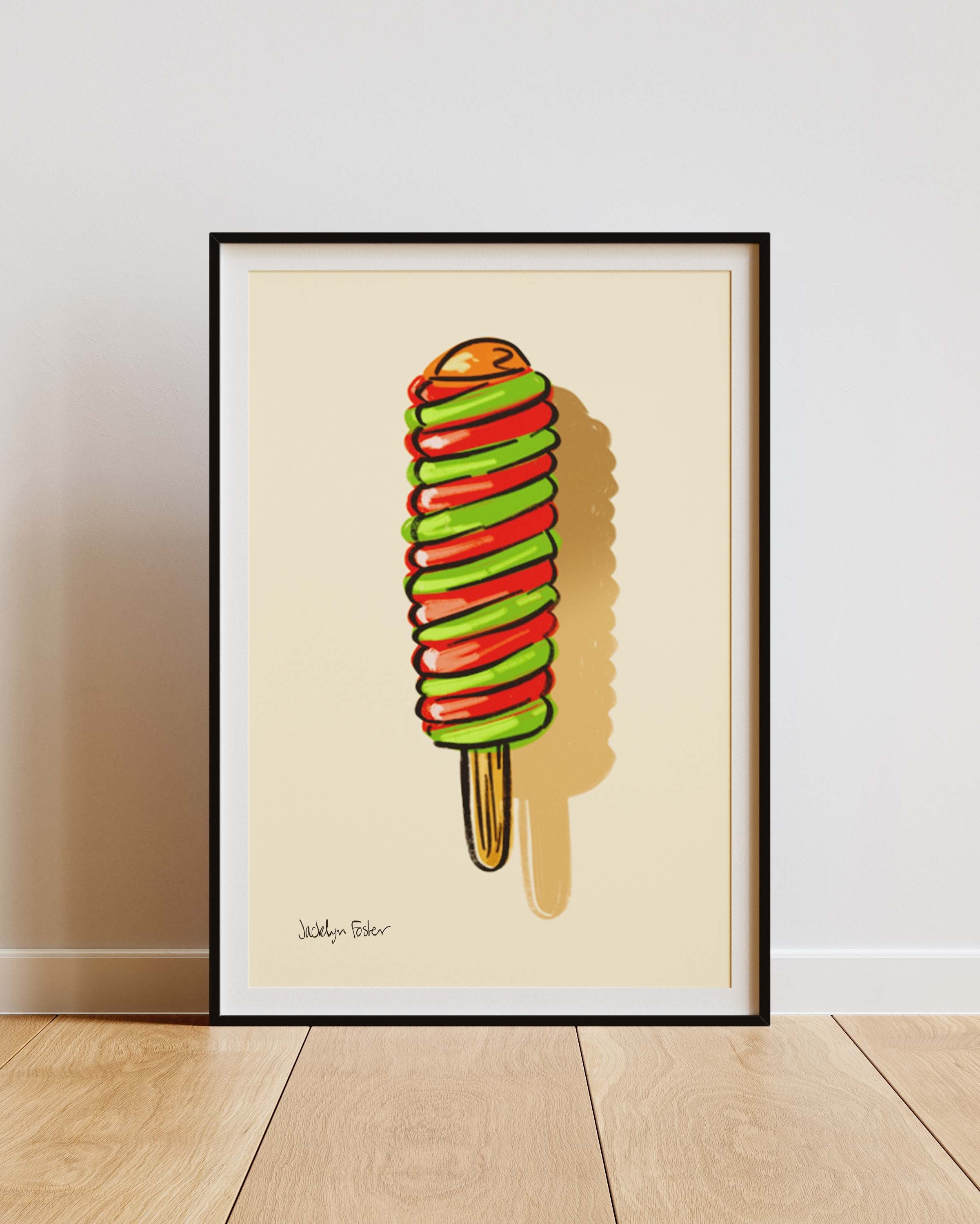 Ice Cream & Icy Poles – Jacklyn Foster Art