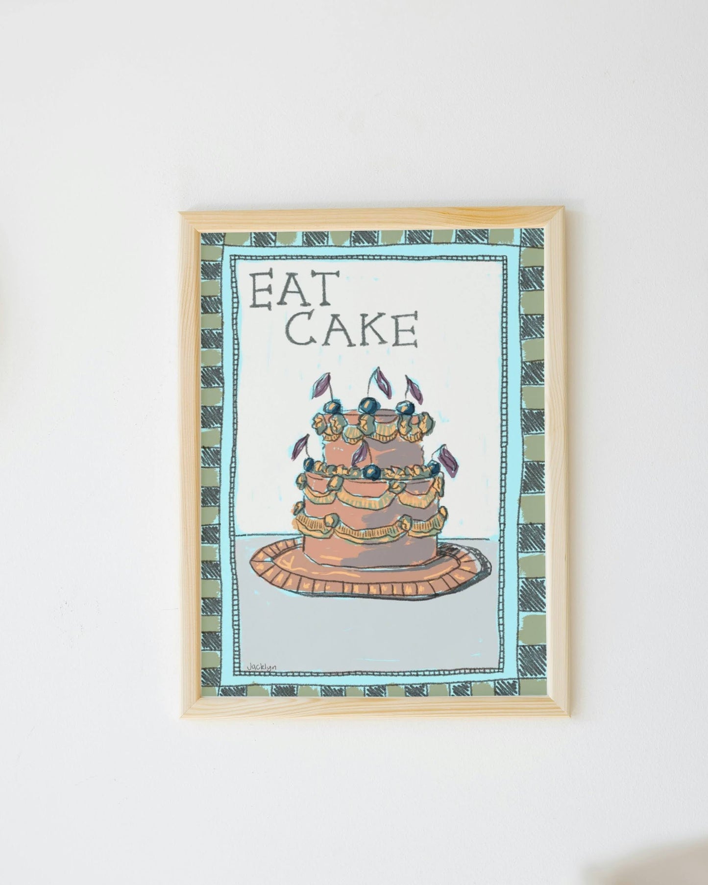 Eat Cake - Poster Print