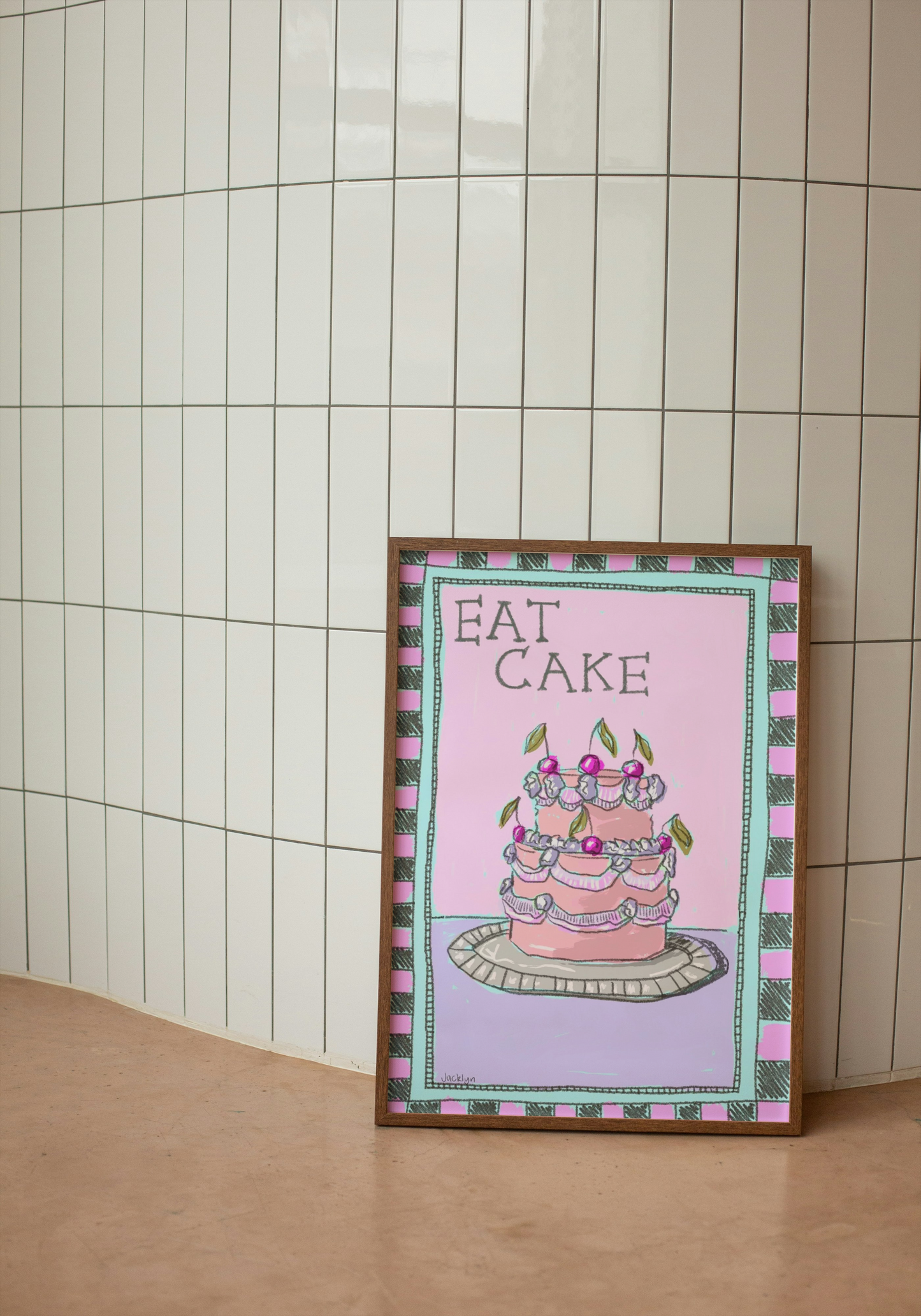 Eat Cake - Poster Print