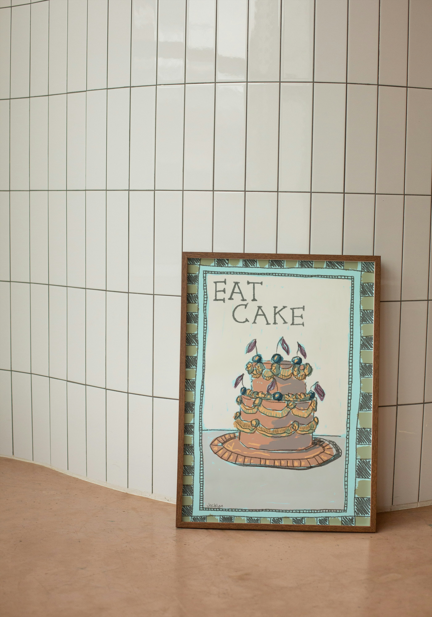 Eat Cake - Poster Print