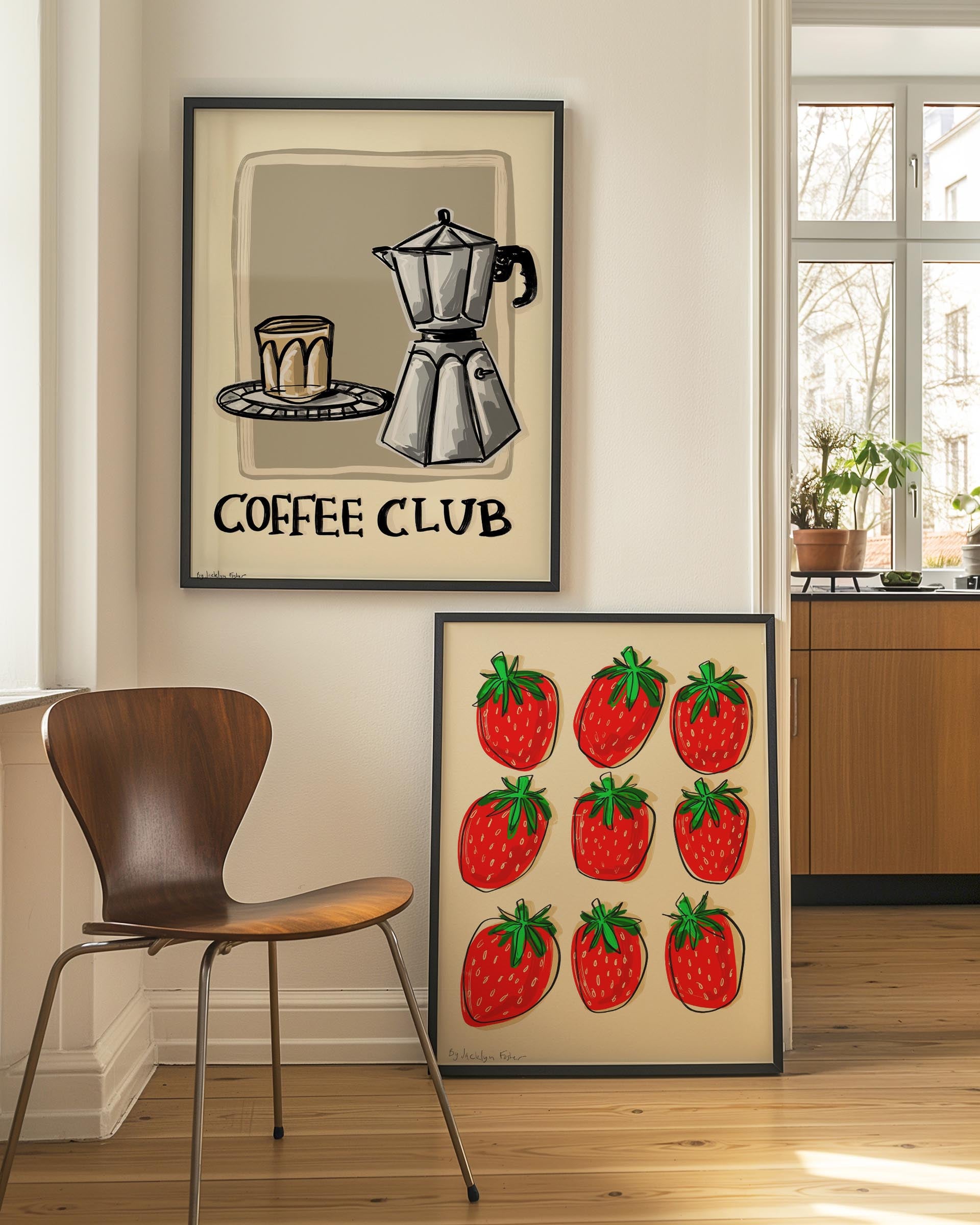 Kitchen Poster Club | Poster Art Prints – Jacklyn Foster Art