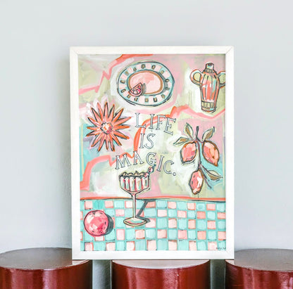 Pastel Life Is Magic | Limited Edition Print