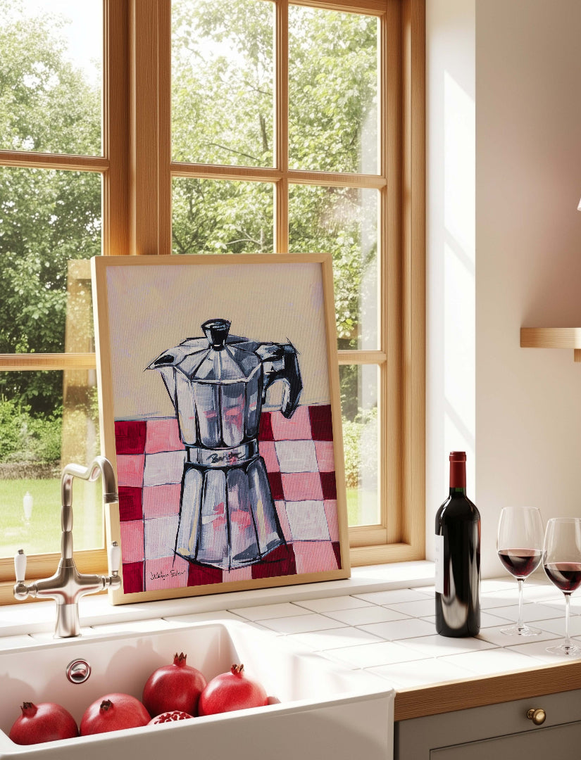 Pink Moka Coffee Pot | My Kitchen Cupboard