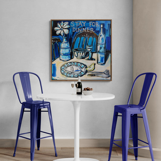 Stay For Dinner | Framed Original Artwork