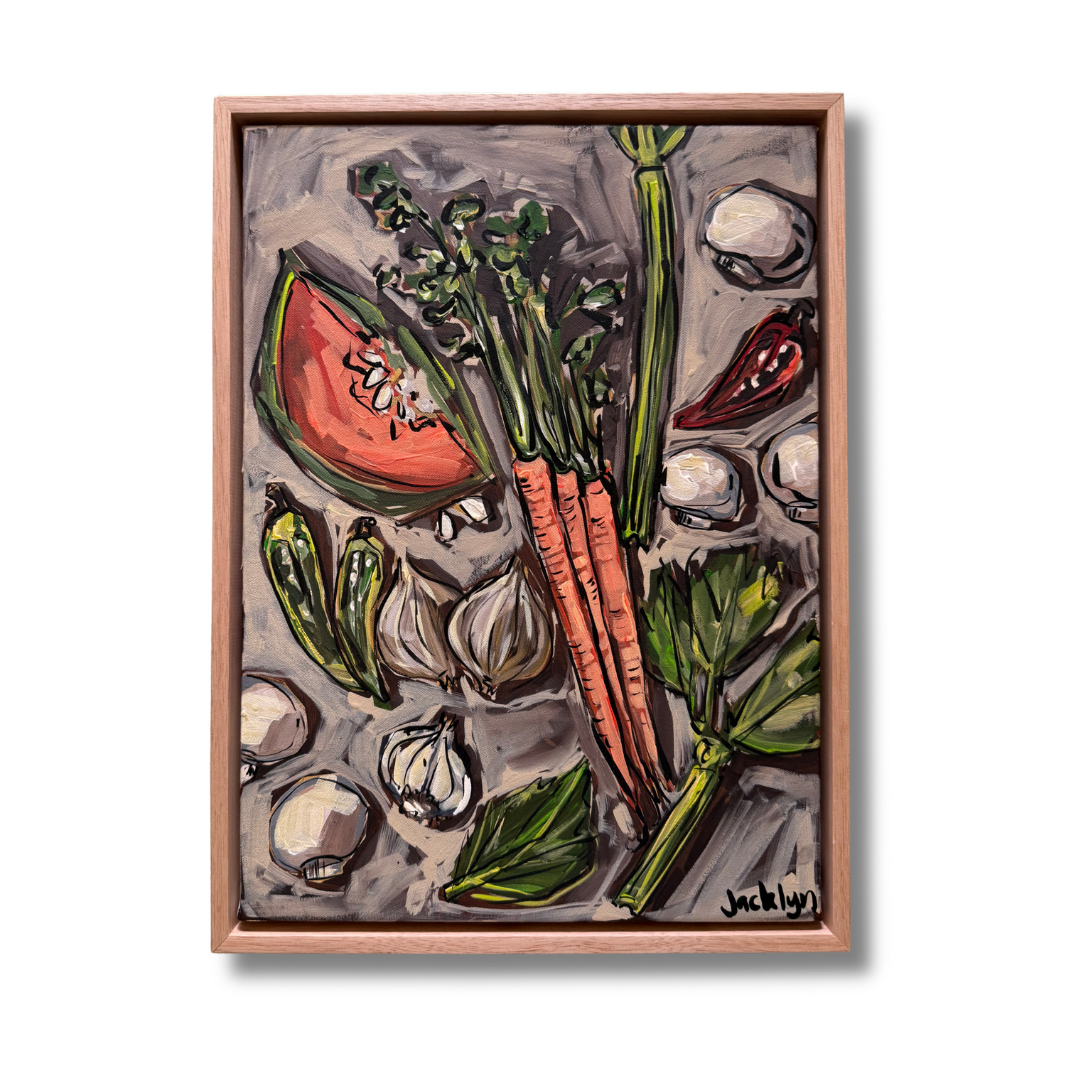Winter Soup Vegetables | Original Artwork