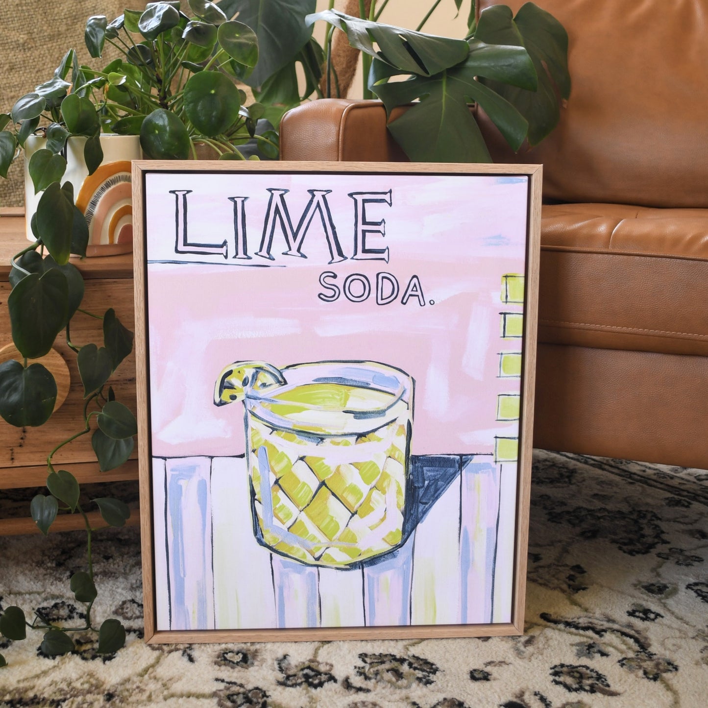 Pastel Print - Lime Soda