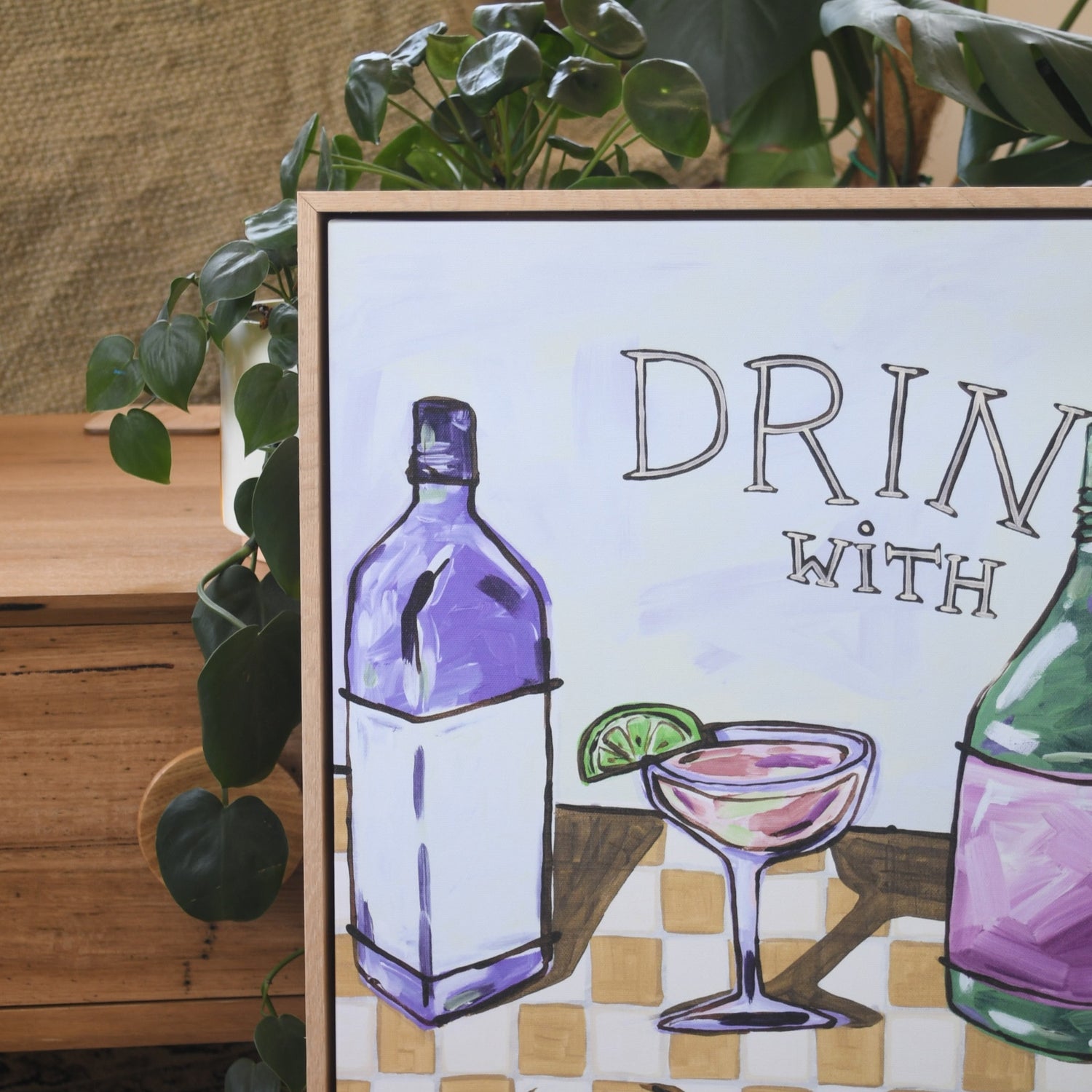 Pastel Print - Drinks with Friends