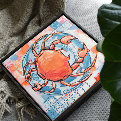 Crabby with Table Cloth | Limited Edition Print