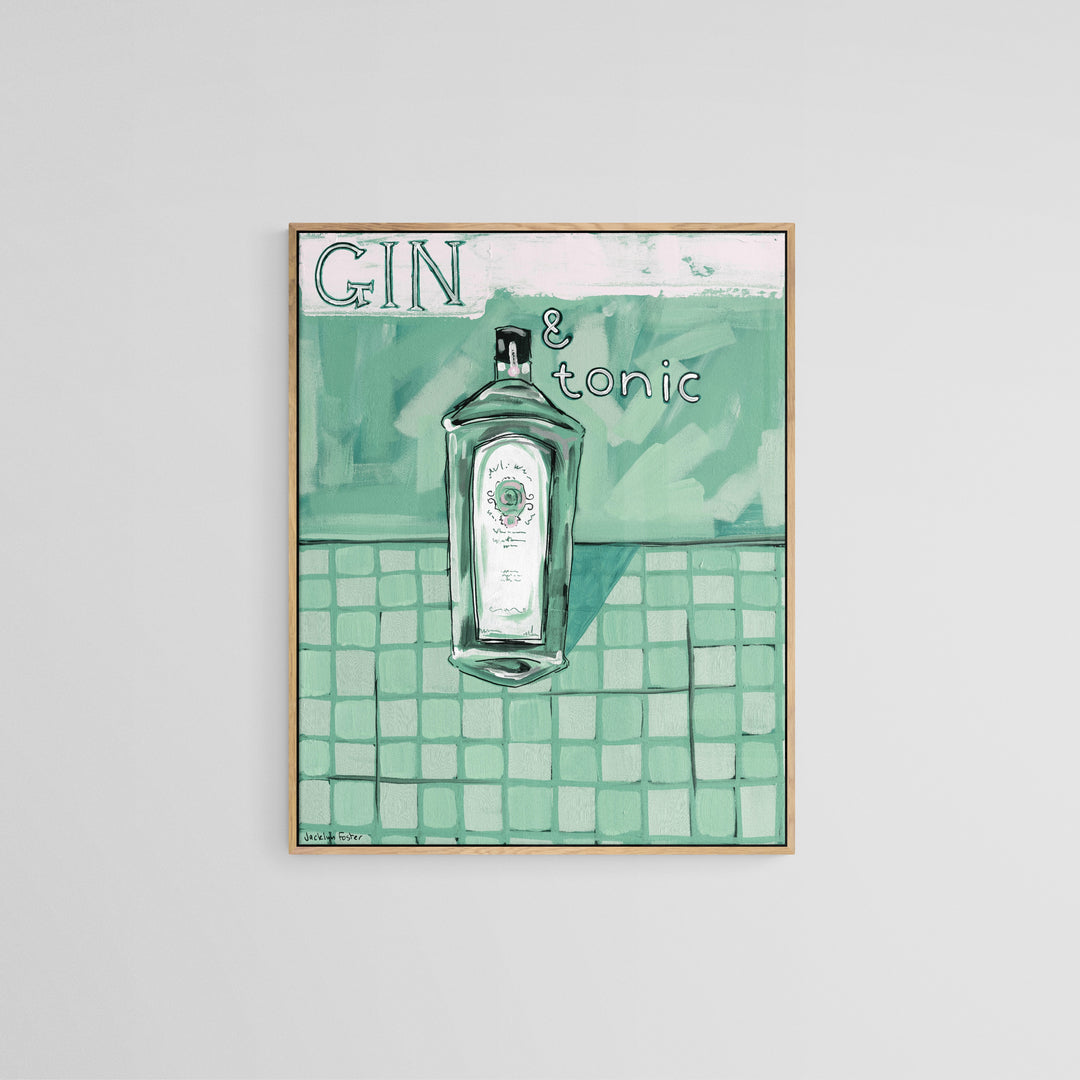 Pastel Print - Gin & Tonic
